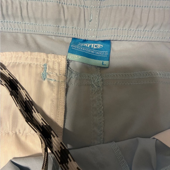 AFTCO Sky Blue Performance Shorts - Picture 4 of 6